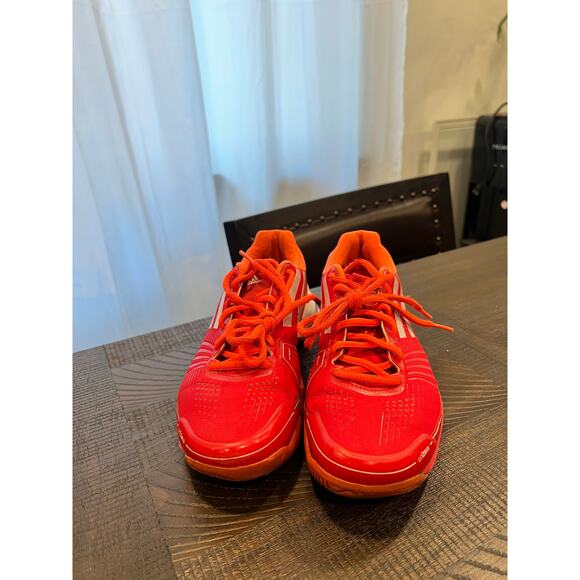 Adidas adituff tennis shoes scarlet red men 8.5